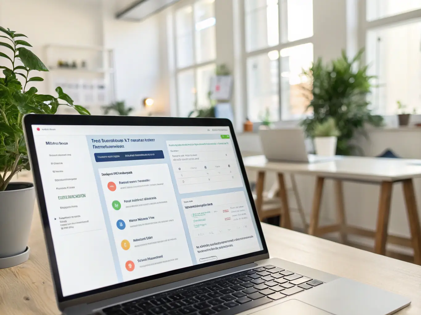 An automated system interface displaying various workflows and data streams, representing the efficiency and precision of Mirror Minds LLC's automation solutions.
